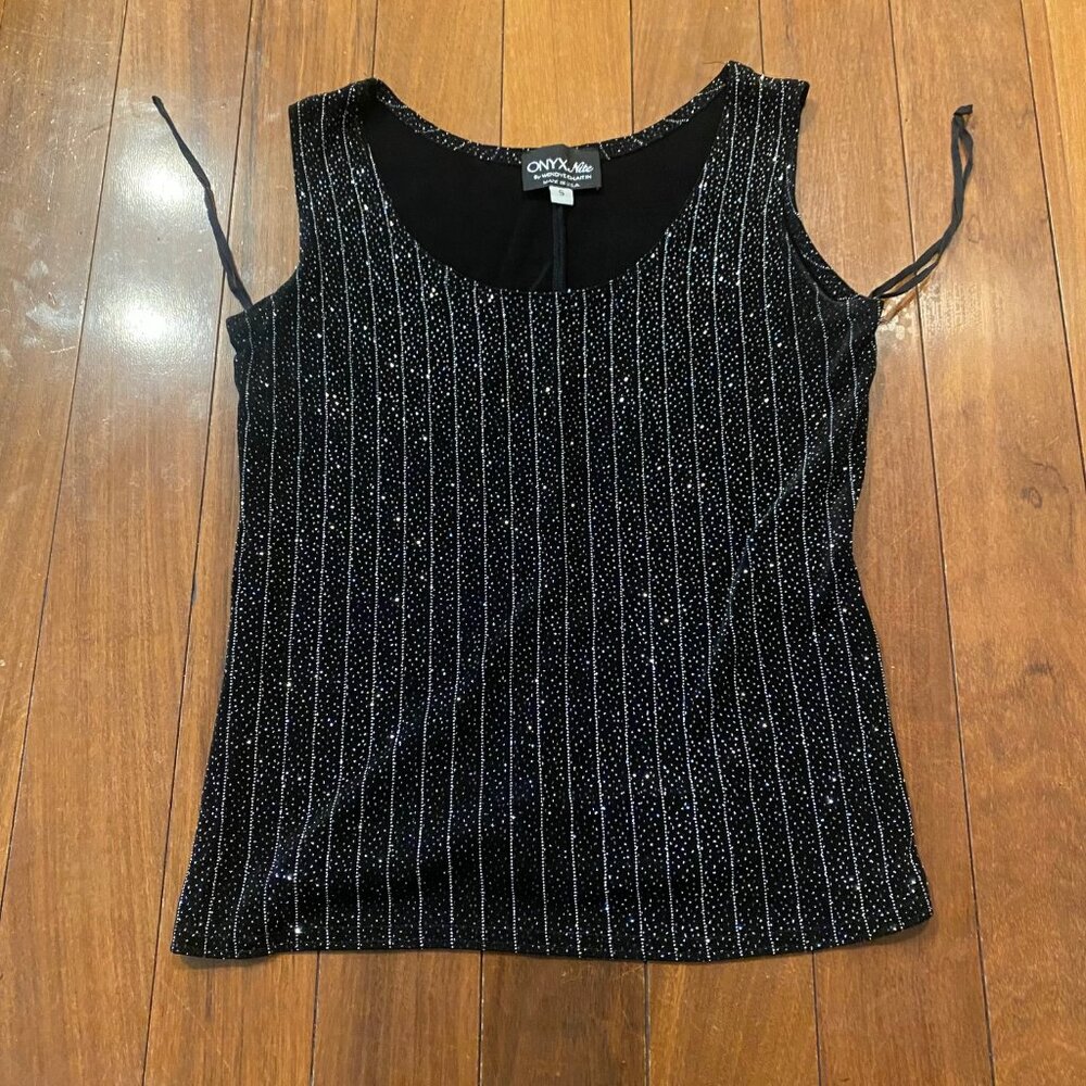 Vintage Onyx Nite Black With Sparkle Top By Wendy Chaitin